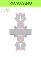 çocuklar için hazır hayvan model maketi şablonu, paper craft model animals